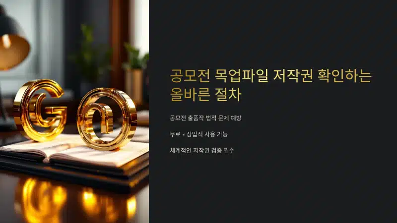 공모전 목업파일 저작권 올바른 절차 확인하는 방법