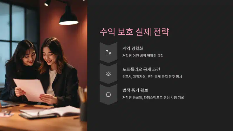디자인 저작권 수익 보호 실제 전략