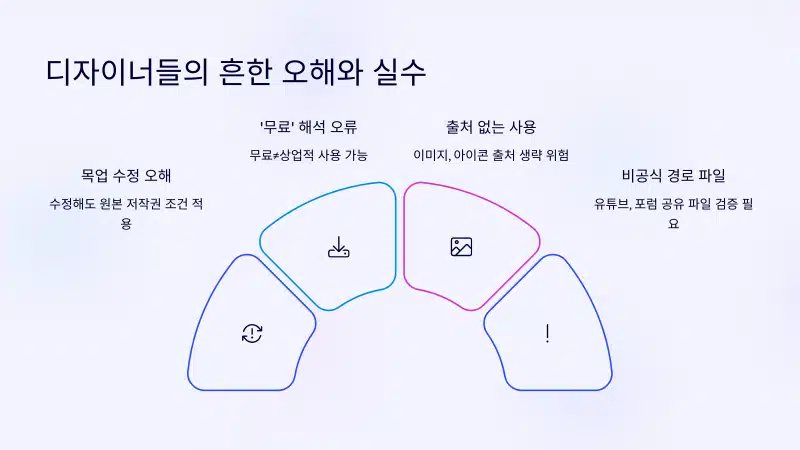 저작권 관련 디자이너들의 흔한 오해와 실수