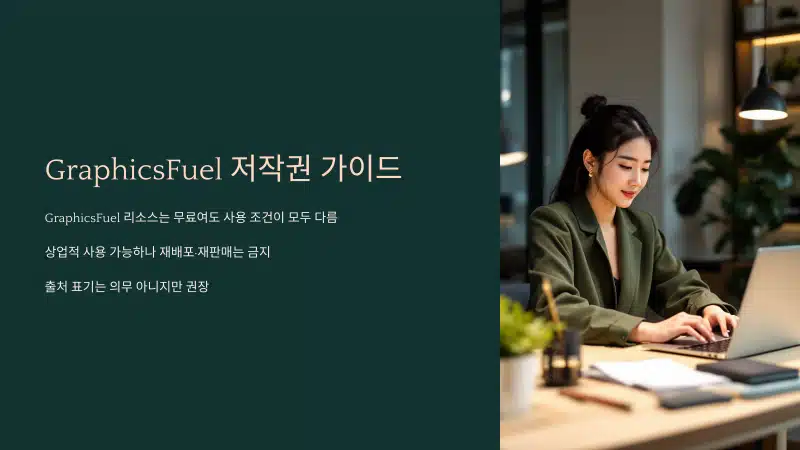 GraphicsFuel 저작권 조건 가이드