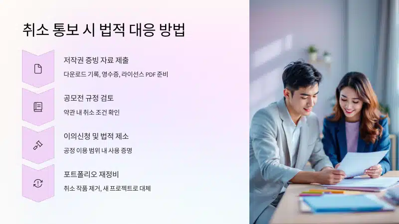 공모전 수상 취소시 법적 대응 방법
