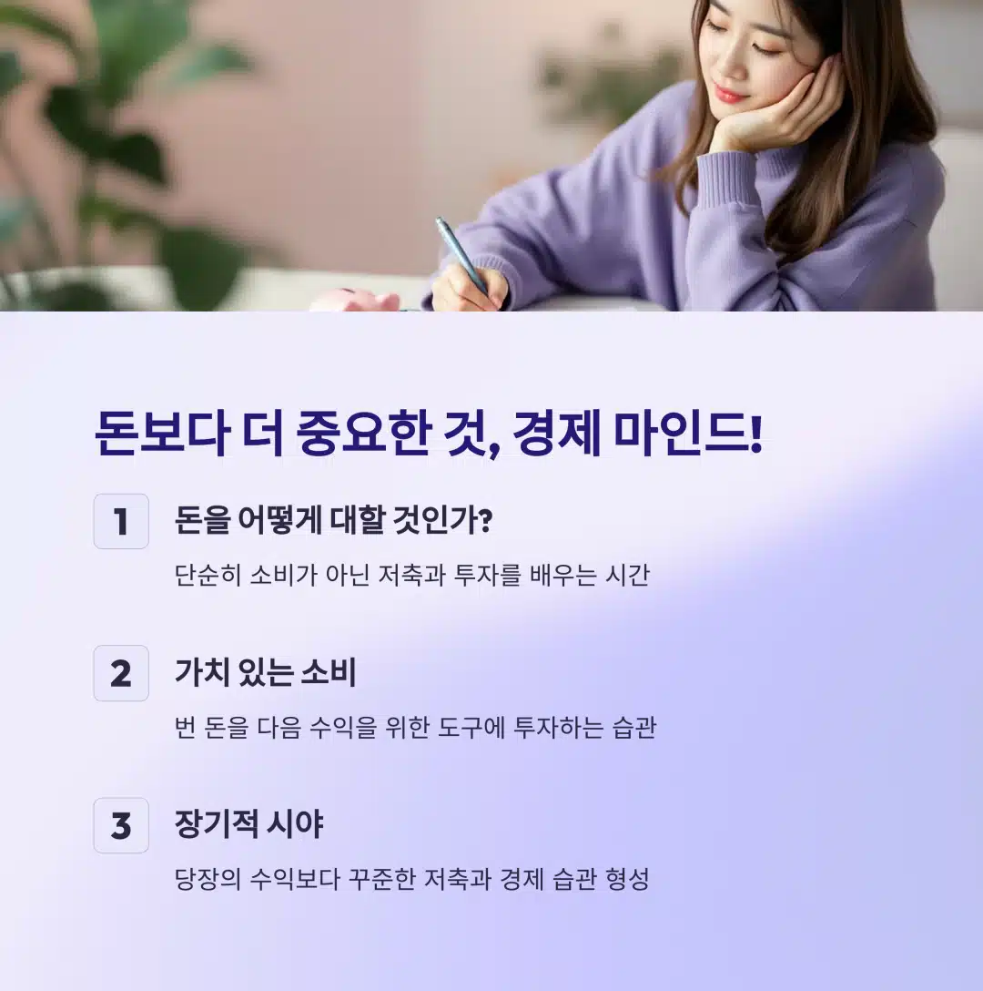 	경제 마인드를 기르는 여학생 – 중학생을 위한 경제 교육 핵심 포인트 정리