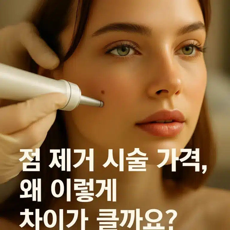 점 제거 시술 가격 왜 이렇게 차이가 클까요